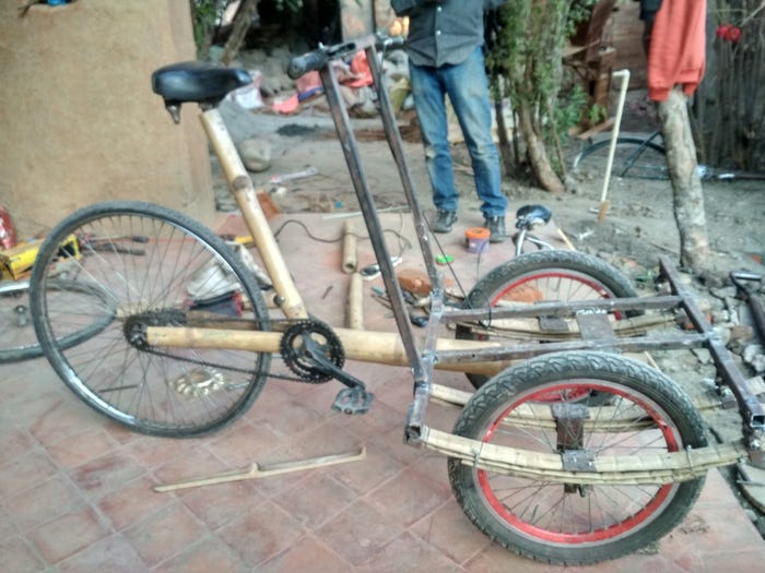 e-Bike in bambù
