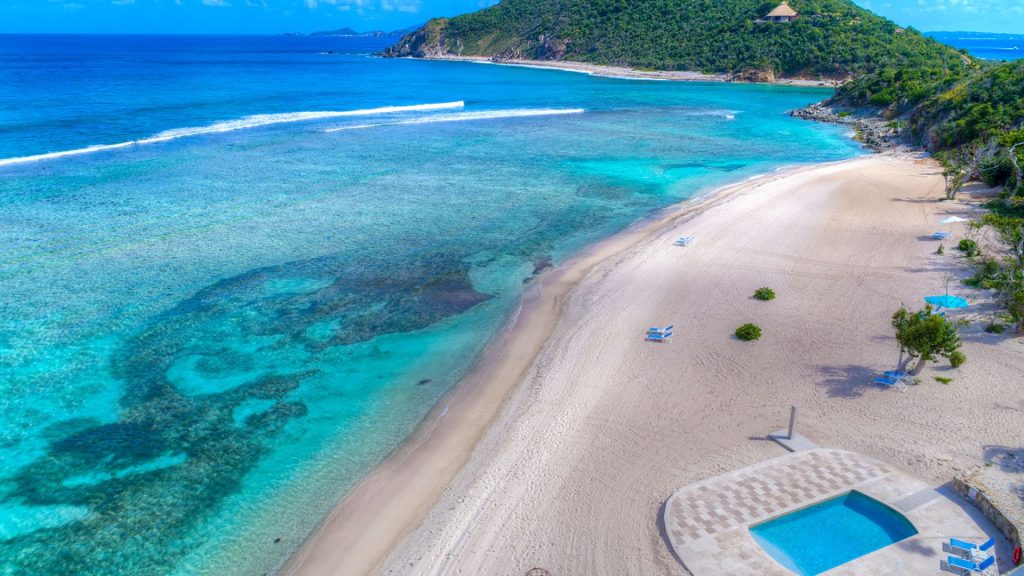 Una delle spiagge delle Isole Vergini Britanniche