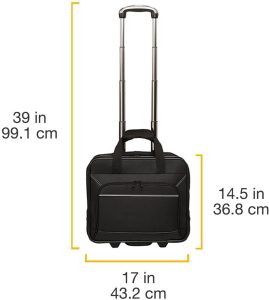 trolley da viaggio Amazon Basics