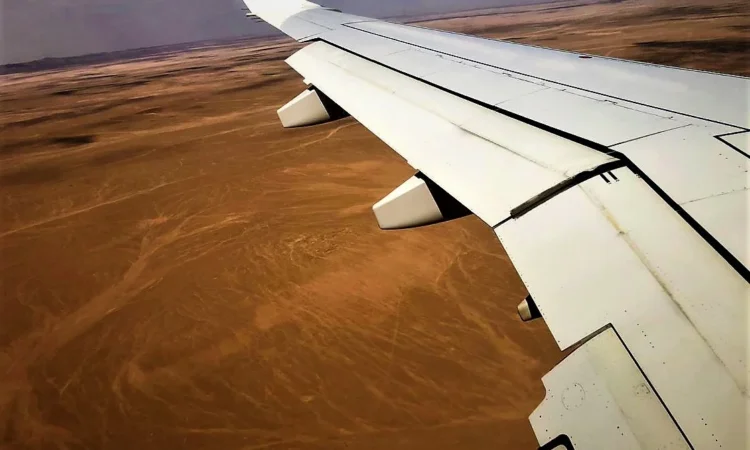 Landing in Namibia