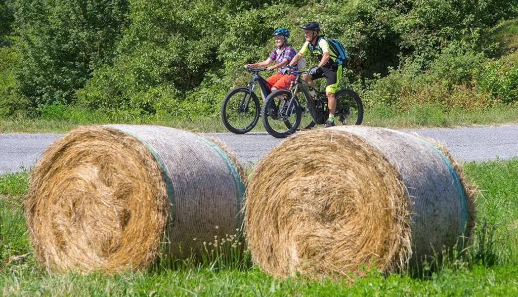 Pedalare nel Piemonte autentico-Rotoballe