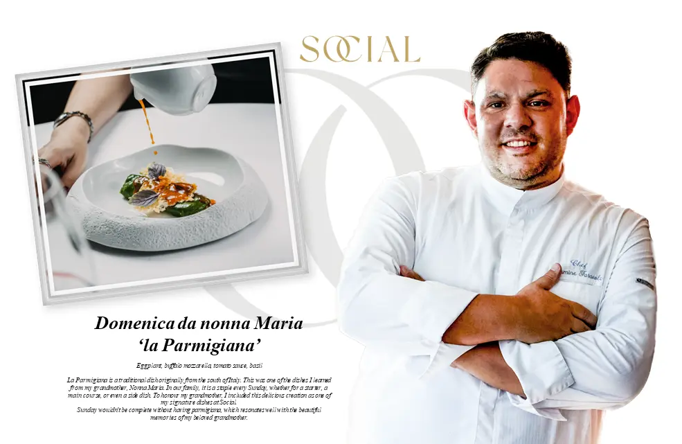 Chef Carmine Faravolo - Social Dubai - Domenica da nonna Maria La Parmigiana