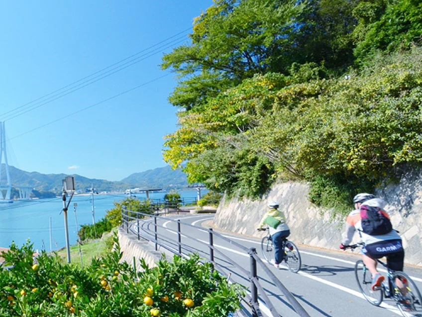 Giappone in biciletta -ciclabile SHIMANAMI KAIDO cycling road