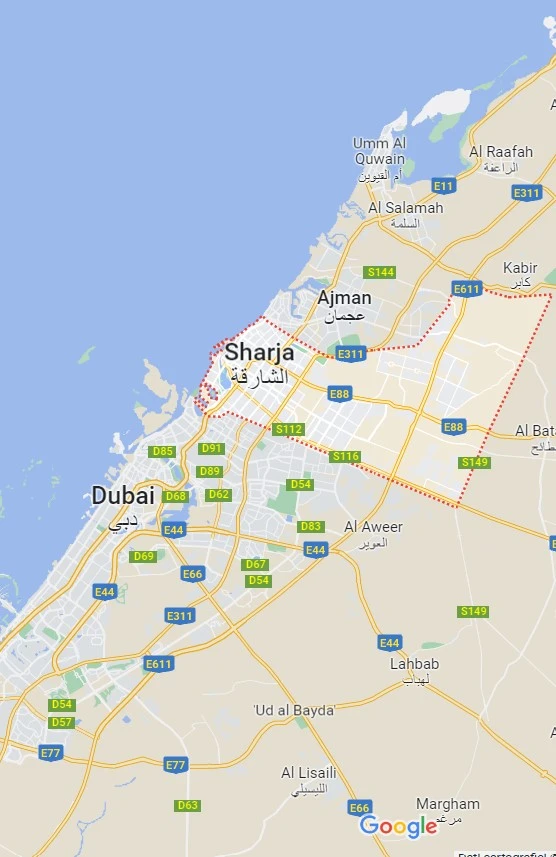Sharjah - MAP
