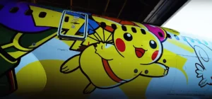 Volare-con-Pokemon-Pikachu-Jet-NH-Livrea