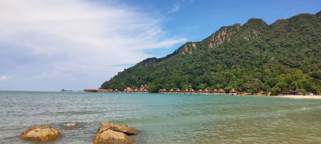 uno scorcio della baia del Berjaya Langkawi Rersort