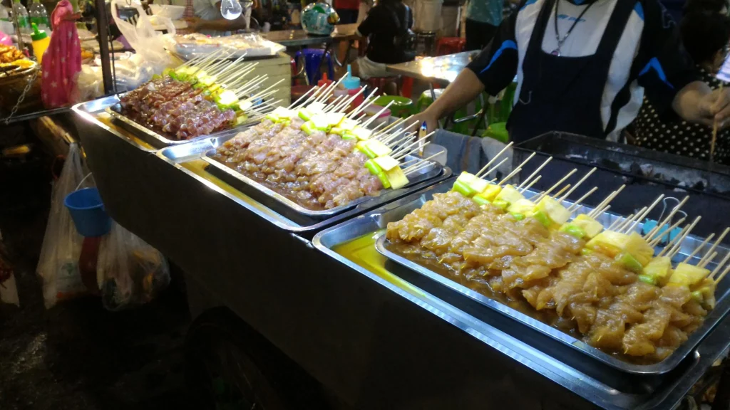 Street food thailandese - Satay